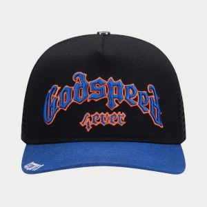 Godspeed Gs Forever Trucker Black & Blue & Orange Hat