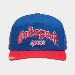 Godspeed Gs Forever Trucker Blue & Red Hat