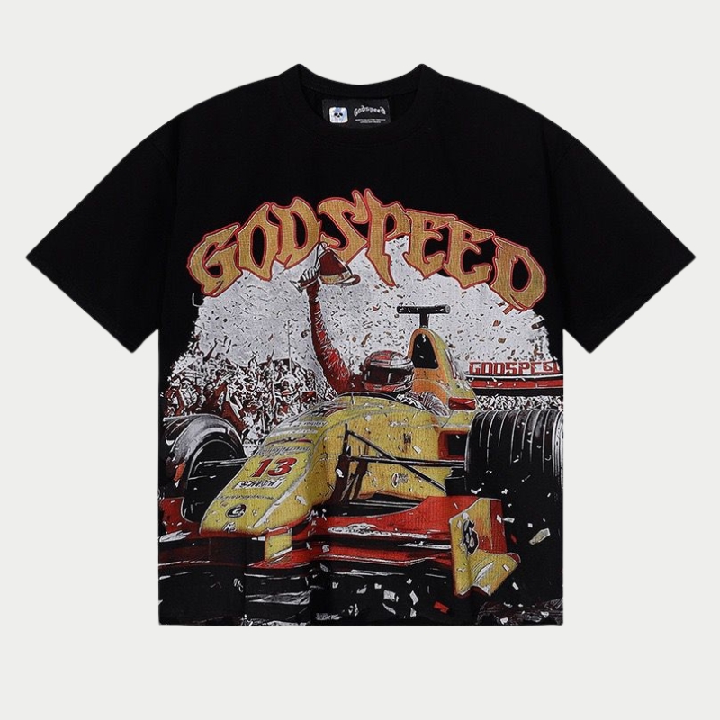 Godspeed Championship Podium Vintage Racing Tee Godspeed Championship Podium Vintage Racing Tee