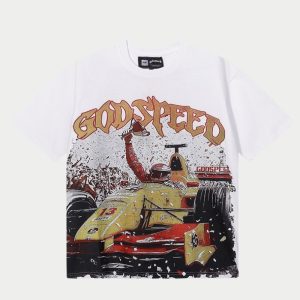 Godspeed Vintage Racing Graphic Oversized T-Shirt