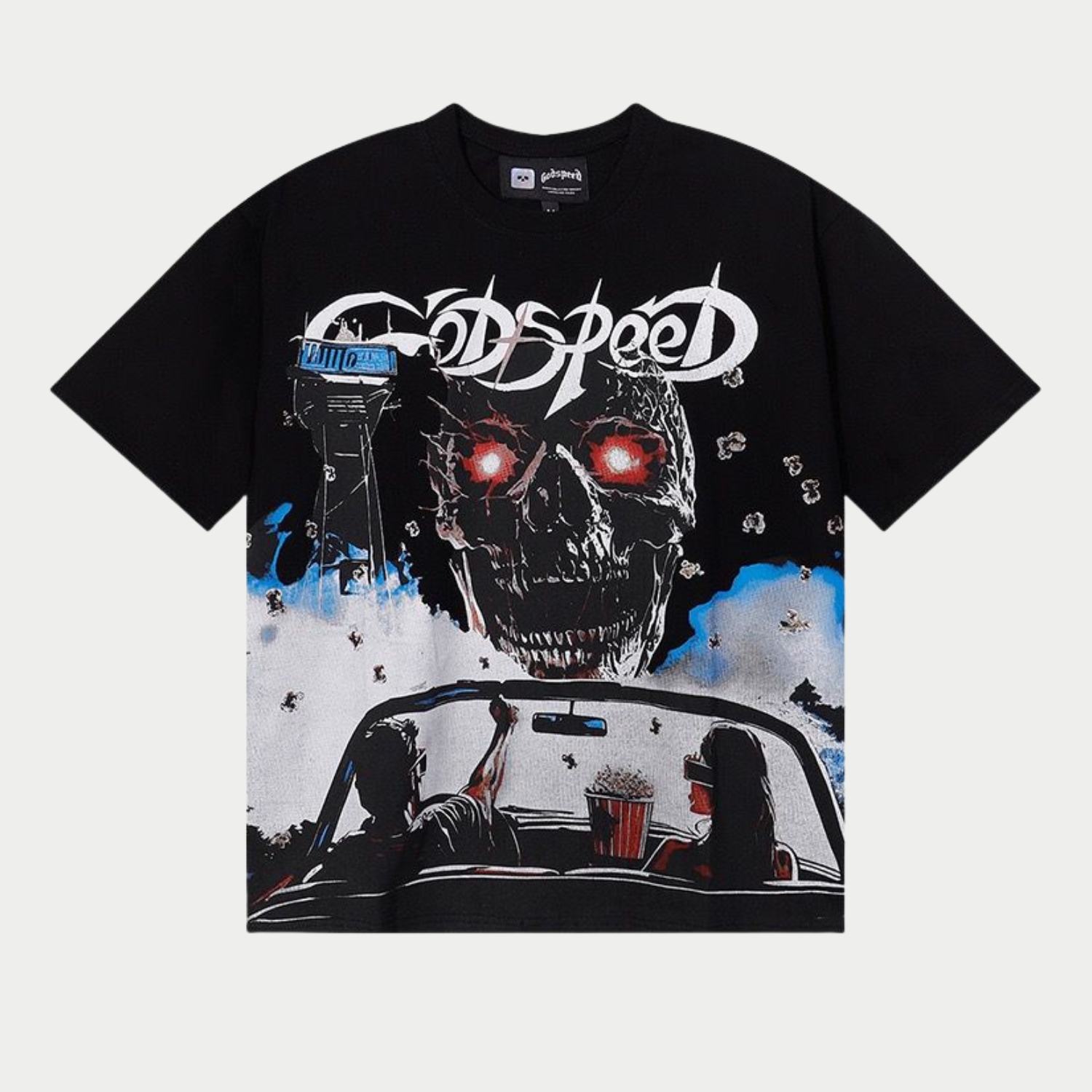 Godspeed Black Skull Drive-In Tee Godspeed Black Skull Drive-In Tee