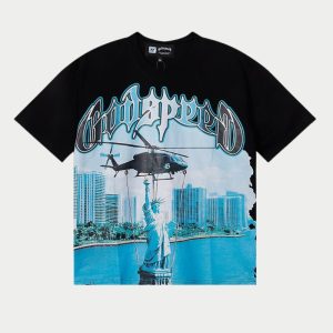 Godspeed Black Statue of Liberty Tee