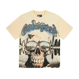 Godspeed Aviator Skeleton Cream T-Shirt