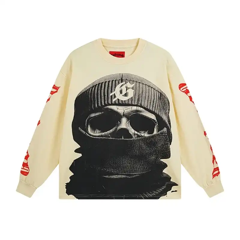 Godspeed Balaclava Skull Cream Long Sleeve