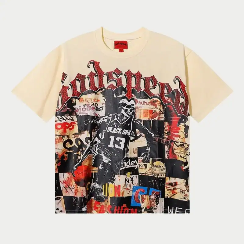 Godspeed Basketball Collage Tee Godspeed Basketball Collage Tee