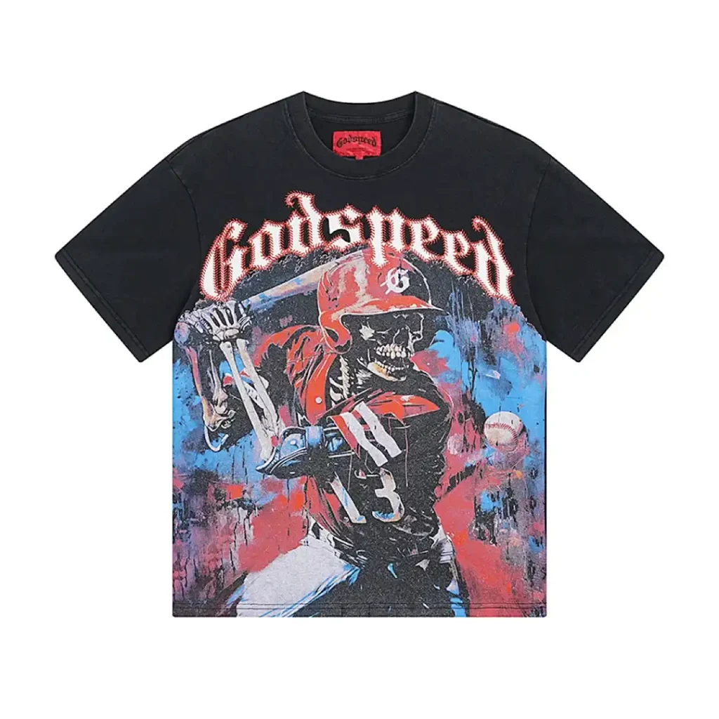 Godspeed Batsman Skeleton Black T-Shirt