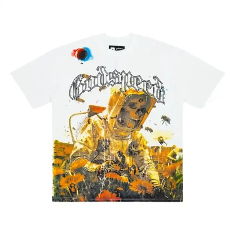 Godspeed Beekeeping White T-Shirt