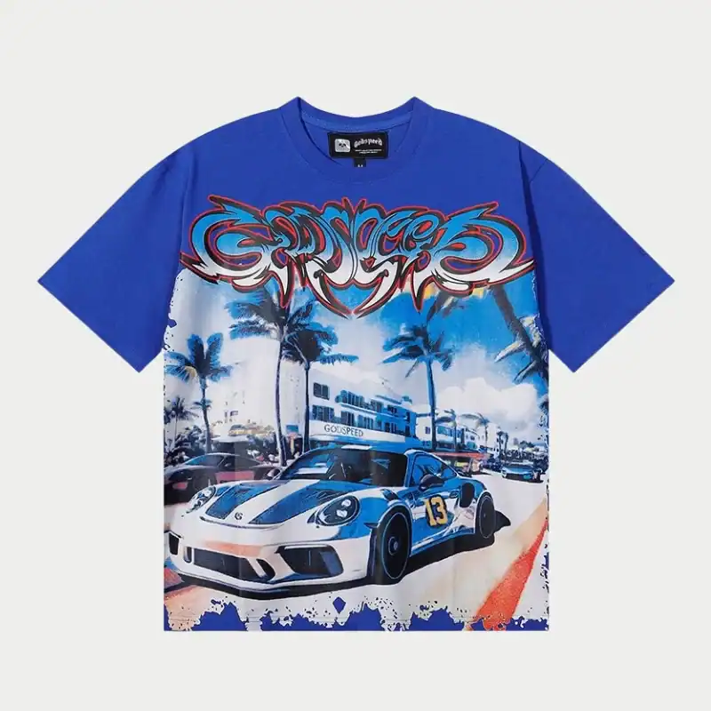 Godspeed Blue Sun Racing Track Tee