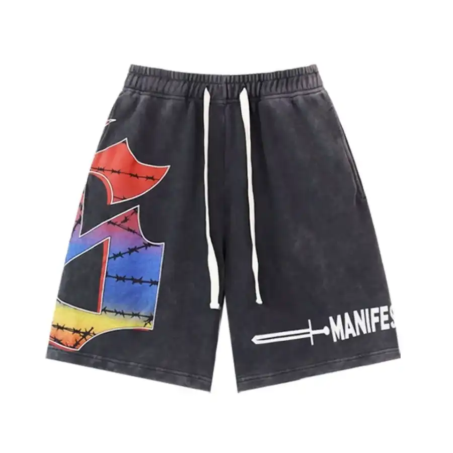 Black Godspeed Manifested Sweat Shorts Black Godspeed Manifested Sweat Shorts