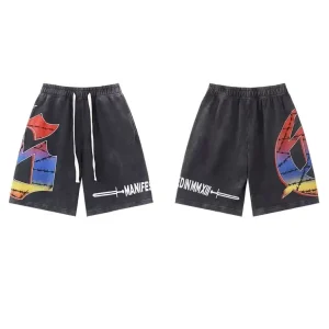 Black Godspeed Manifested Sweat Shorts