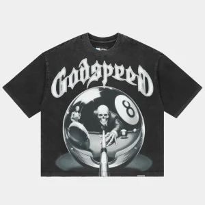 Godspeed 8 ball T-Shirt Black Wash