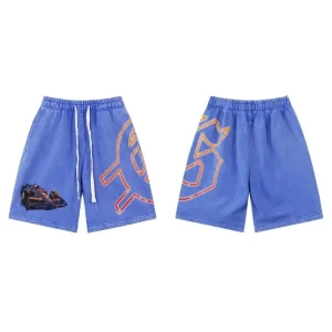 Godspeed Blue Race Car Shorts