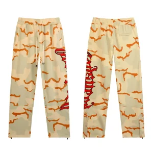 Godspeed Camouflage Graphic Sweatpants Beige