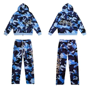 Godspeed Camouflage Matching Sets Blue