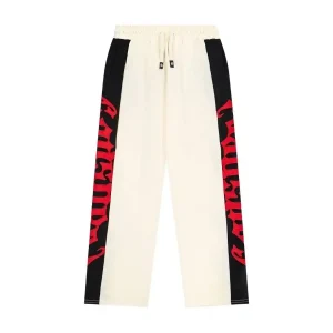 Godspeed Cream Black Panel Sweatpants