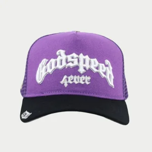 Godspeed Forever Trucker Hat Purple