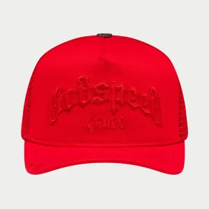 Godspeed Forever Trucker Hat Red
