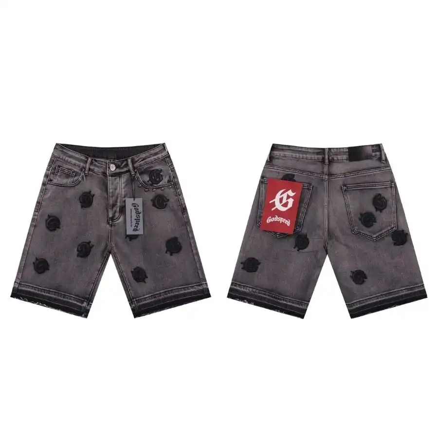 Godspeed Grey Denim Shorts Godspeed Grey Denim Shorts