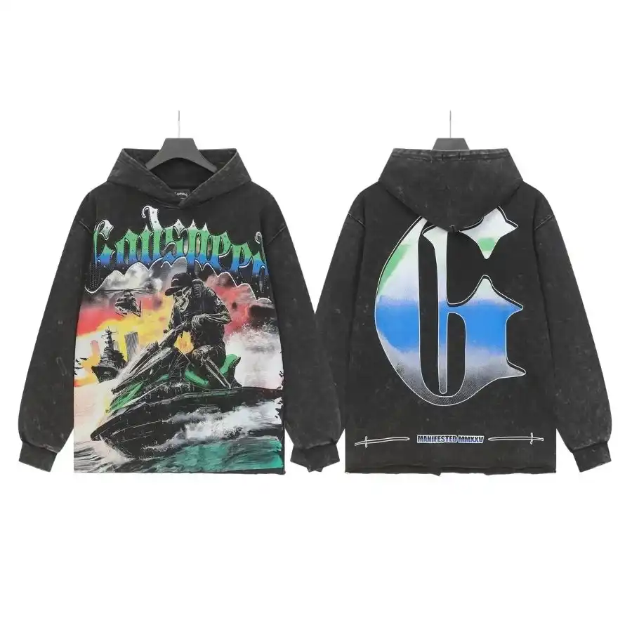 Godspeed Jet Ski Skull Hoodie Black Godspeed Jet Ski Skull Hoodie Black