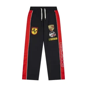 Godspeed Racing Club Patch Pants Black Red