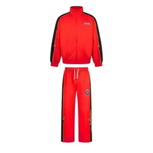 Godspeed Racing Stripe Tracksuit Red