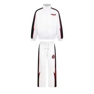 Godspeed Racing Stripe Tracksuit White