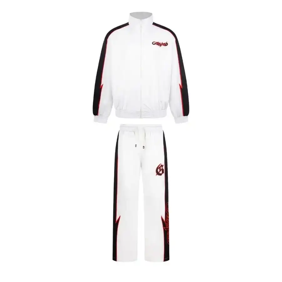 Godspeed Racing Stripe Tracksuit White Godspeed Racing Stripe Tracksuit White