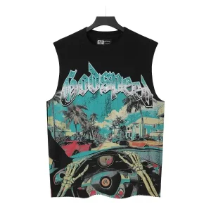 Godspeed Skeleton Drive Sleeveless Shirt