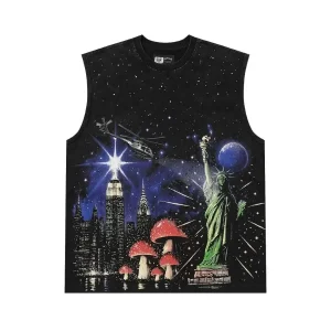 Godspeed Statue of Liberty Sleeveless Shirt