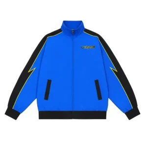 Godspeed Stripe Track Jacket Blue Black