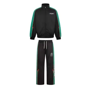 Godspeed Stripe Tracksuit Black Green