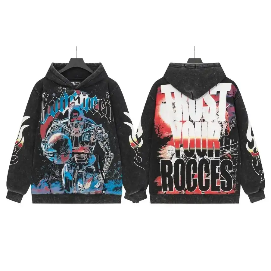 Godspeed (Trust Your Rocces) Hoodie Charcoal Godspeed (Trust Your Rocces) Hoodie Charcoal