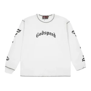 Godspeed Waffle Knit White Longsleeve
