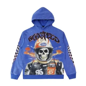 Out Of Many One Godspeed Racing Hoodie Blue